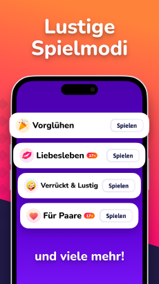 Screenshot Jeg har aldrig app
